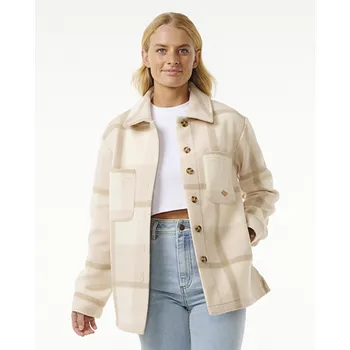 Bunda Rip Curl SOLEIL CHECK SHACKET Natural velikost L