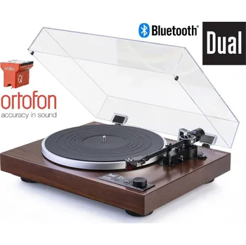 Gramofon DUAL CS 529 Walnut - Ortofon QUINTET RED