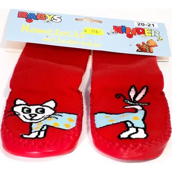 Dětské ponožky s koženou podrážkou SOCK 4 FUN 3139 Velikosti - rozsah: 28-29