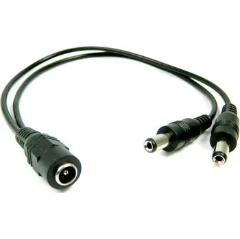 Napájecí kabel Kabelová rozdvojka napájecího konektoru 2,1 / 5,5mm