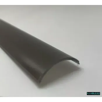 LED lišta Difuzor černý CORNER 16 BOW, 2m (difuzor černý bow 2m)