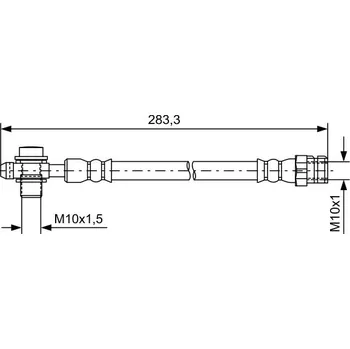 Brzdová hadice Brzdová hadice BOSCH 1 987 481 736