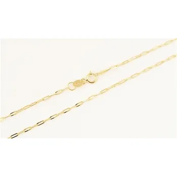 Řetízek Zlatý řetízek ankr dlouhá očka 42 cm ZLR1542F + DÁREK ZDARMA