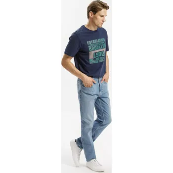 Pánské džíny Pánské jeans CROSS JEANS Trammer Light Blue E169-123 Velikost: W32 / L32