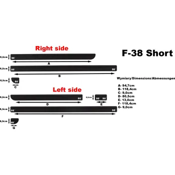 Lišta karosérie RIDER AUTO Boční ochranné lišty dveří VW T5 krátká 03R-- >11R