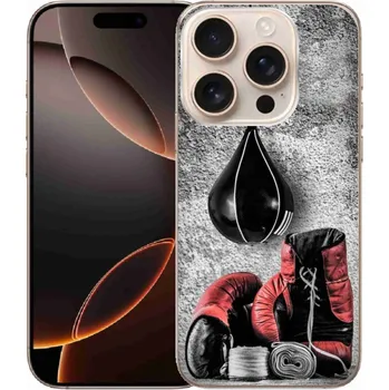 Boxovací pytel Gelový kryt mmCase na iPhone 16 Pro Max - boxovací pytel a rukavice
