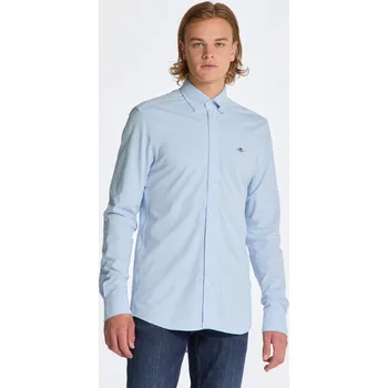 Pánská košile KOŠILE GANT REG JERSEY PIQUE SHIRT CAPRI BLUE