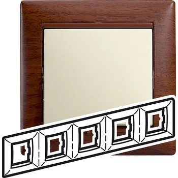 VA RÁMEČEK 5P TÓN. DŘEVO *770315 Legrand