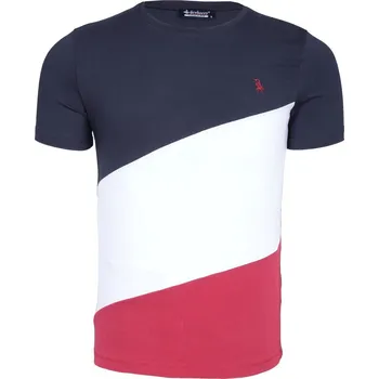 Pánské tričko Pánské triko dewberry dewberry modrá | bílá | fuchsiová 1965932