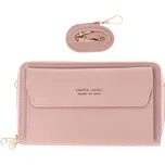 Kabelka na mobil Elegance Touch s popruhem světle růžová