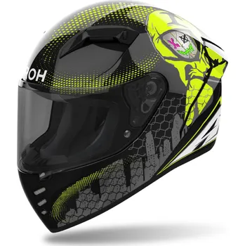 Helma na motorku Integrální helma na motorku Airoh CONNOR Gamer černo-šedo-fluo žlutá