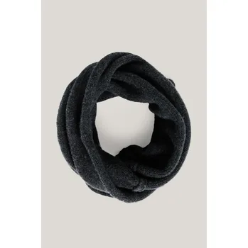 ŠÁLA GANT WOOL KNITTED SNOOD CHARCOAL MELANGE