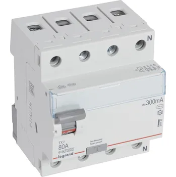 Proudový chránič TX3 CHRÁN. 4P 80A 300MA AC *411730 Legrand