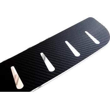 Lišta karosérie Alu-Frost Nerezový kryt nárazníku Volvo V60 II (od roku 2018>) - , plochá s karbon fólií