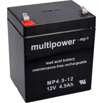 Záložní baterie Akumulátor 12V / 4,5Ah olověný - MP4.5-12 Multipower