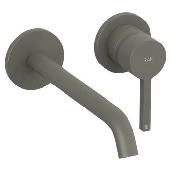 Vodovodní baterie RAK Ceramics Feeling Umyvadlová baterie 220, výška: 70 mm, páková, šedá 20245O1RK
