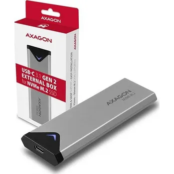 AXAGON EEM2-UG2, externí box na M.2 (PCIe) SSD, USB-C 3.1