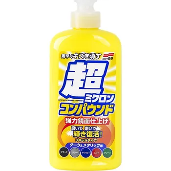 Soft99 Micro Liquid Compound Set Dark & Black 250 ml lehce abrazivní leštěnka