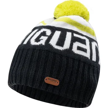 Čepice Zimní čepice IGUANA AVER 2215-ANTHRACITE – Černá