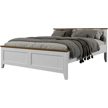 Komoda Provensálská postel PROVENCE L2P z masivu Barevné provedení: Bílá, Rozměry postele: 90 x 200 cm