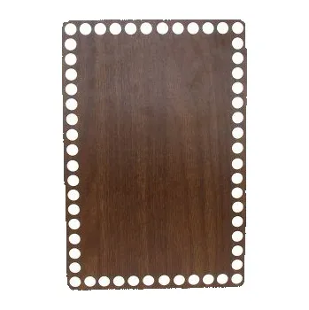 Dno na košík ořech obdélník 24x16cm