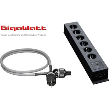Prodlužovací kabel Gigawatt PF-1 EVO + Power Sync - Síťová lišta s napájecím kabelem - Gigawatt PF-1 EVO + LC-1 EVO (1,5m)