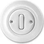 Decento® 3559K-C86345 ovládač přepínací, se svorkou N, řazení 6/0 barva bílá (porcelán) ABB