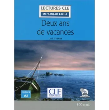 Francouzský jazyk Lectures faciles N2 - Deux ans de vacances - Livre + audio