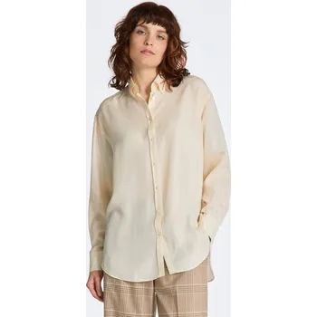 Dámská košile KOŠILE GANT RELAXED SILK SHIRT LINEN