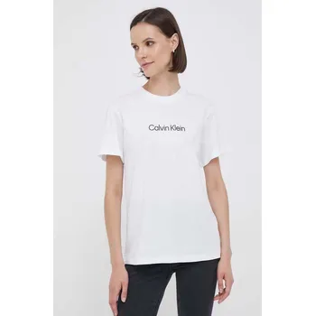 Bavlněné tričko Calvin Klein K20K205448.NOS bílá 00X, vel. S