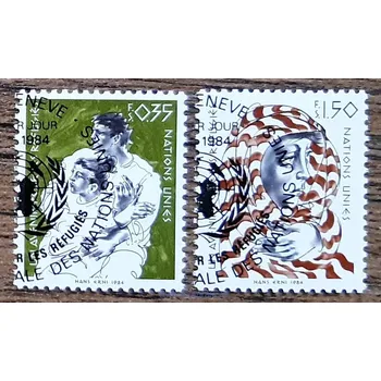 Poštovní známka OSN Ženeva raz. 124/5 r. 1984