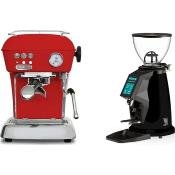 Kávovar Ascaso Dream ONE, Love Red + Rocket Espresso SPLUGA, black