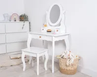 Ourbaby Elegance dětský toaletní stolek bílý