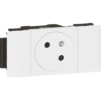 Elektroinstalační materiál MOSN LINK ZÁS.2P+T ZAR.BÍLÁ *077101L Legrand