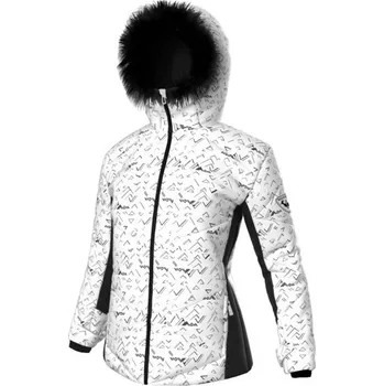 Dámská lyžařská bunda Rossignol W STACI PR PUFFY XS Bílá, Černá