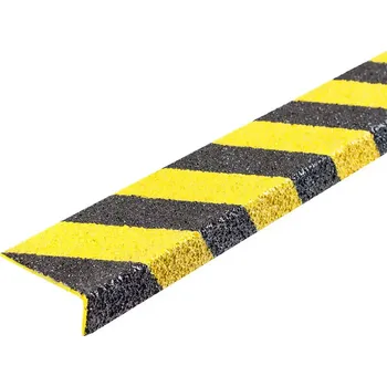 Stavební profil Protiskluzný profil VIGIL,80 cm, černá - žlutá