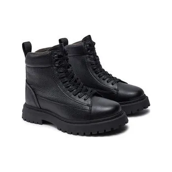 Pánské tenisky Turistická obuv Tommy Jeans Tjm Warm Lining Boot EM0EM01274 Černá 44