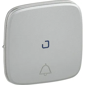 vypínač Valena ALLURE krytka zvonkového tlačítka podsvět.barva hliník *755092 Legrand