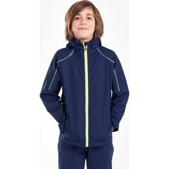 Chlapecká bunda KIPRUN Dětská běžecká nepromokavá bunda 7 LET