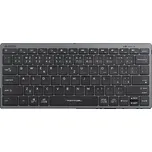 A4tech FBX51C, bezdrátová kancelářská klávesnice, CZ, šedá