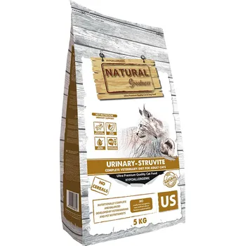 Krmivo pro kočku 2x5kg suchého krmiva pro kočky Natural Greatness Diet Vet Urinary Struvite