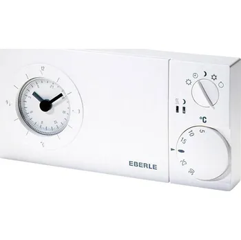 rozdělovač topení Eberle Easy 3 SW pokojový termostat na omítku, 517 2702 51 100, týdenní program, 1 ks