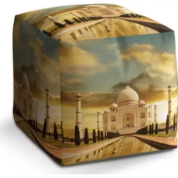 Taburet Taburet Kostka Taj Mahal: 40x40x40 cm - Sablio