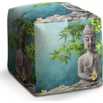 Taburet Taburet Kostka Buddha: 40x40x40 cm - Sablio