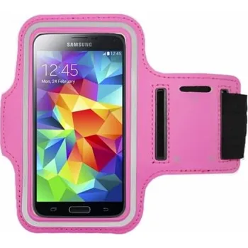 Sportovní pouzdro na běhání - na ruku - tmavě růžové