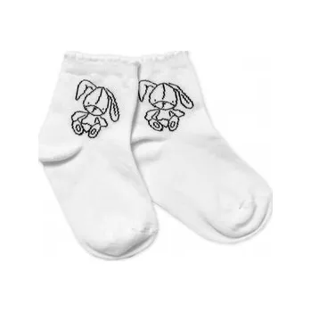 Kojenecký body Bavlněné ponožky Cutte Bunny - bílé, vel. 104/116; 104-116 (4-6r)