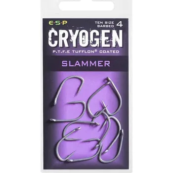 Rybářský háček ESP háčky Cryogen Slammer Hooks Barbed vel. 4, 10 ks