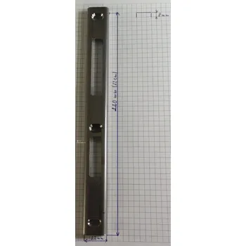 Protiplech Bera LPS | Dveře a&nbsp;dveřní příslušenství Samozamykací zámky Samozamykací zámky příslušenství Protiplechy, dělené čtyřhrany