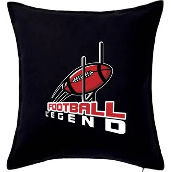 Polštář American football legend - Polštář 50x50 - 50x50 - Pouze potah ( Černá )