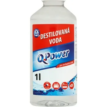 Destilovaná voda Q power Destilovaná voda pro technické účely 1 l